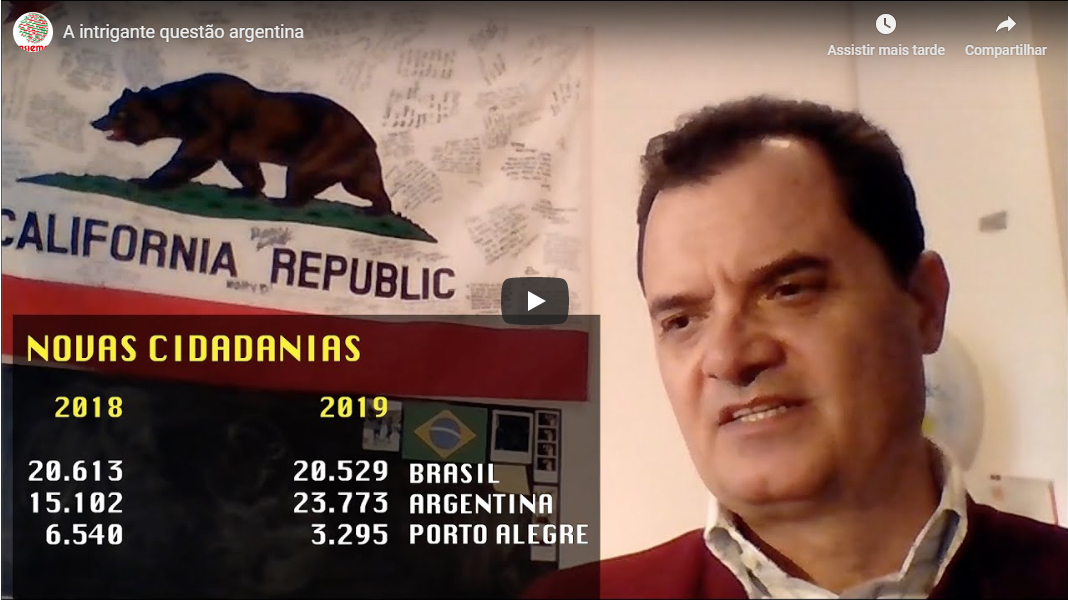 O ex-deputado Fabio Porta analisa alguns detalhes dos nmeros consulares do Brasil e da Argentina