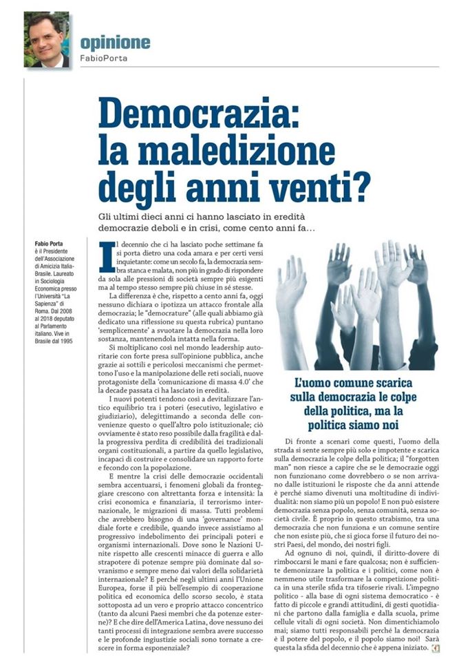 democrazia la maledizione degli anni venti